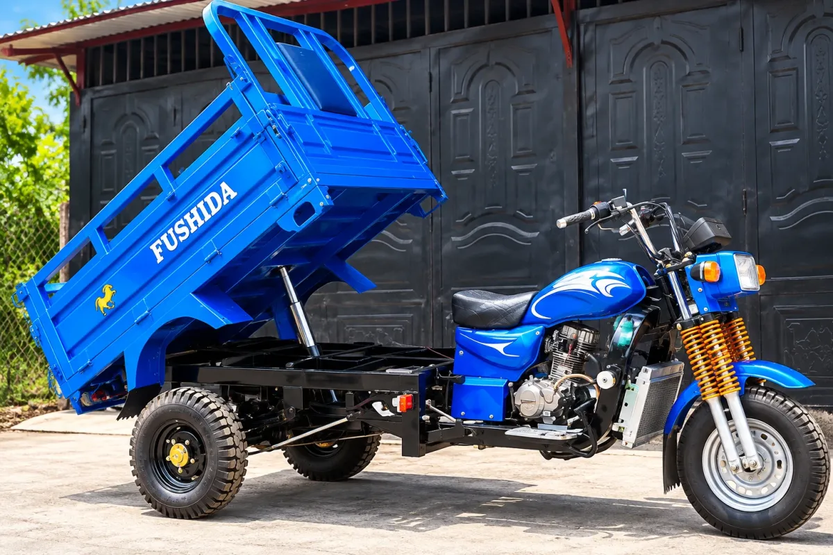 Xe ba bánh chở hàng FUSHIDA 175cc loại có ben
